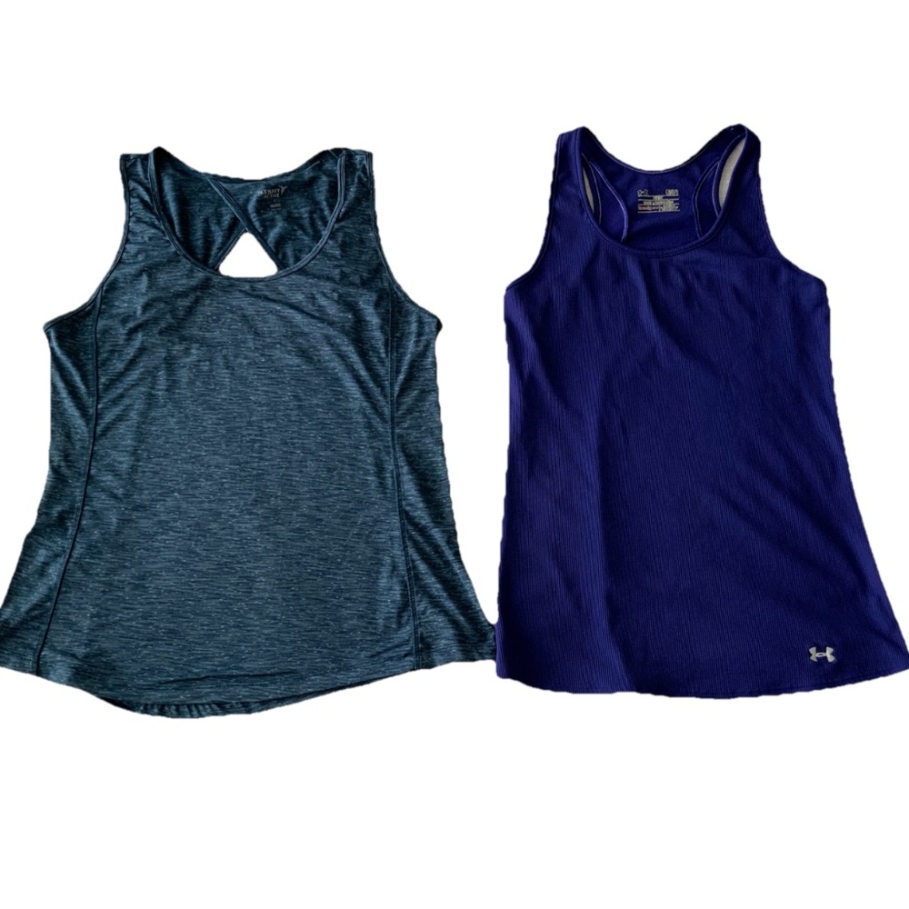 Women’s Two Tank Tops Blue Old Navy / Purple Under Armour Size L